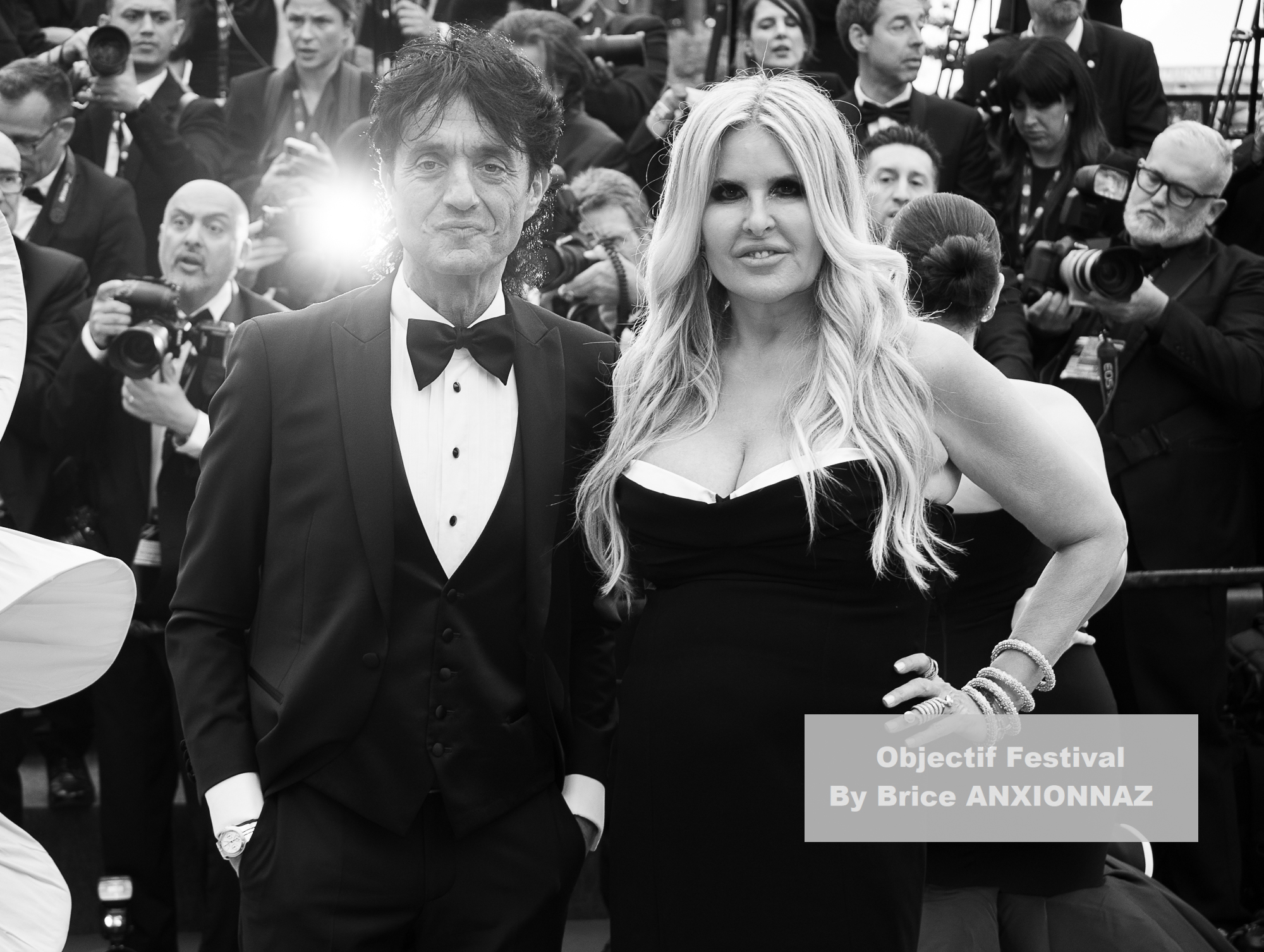 Giulio Base And Tiziana Rocca / 78th Cannes International Film Festival / Objectif Festival by Brice ANXIONNAZ